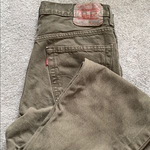 Levi Jeans - dark olive green